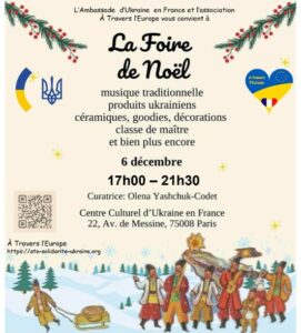 Lire la suite à propos de l’article Foire de Noel au centre culturel d’Ukraine à Paris