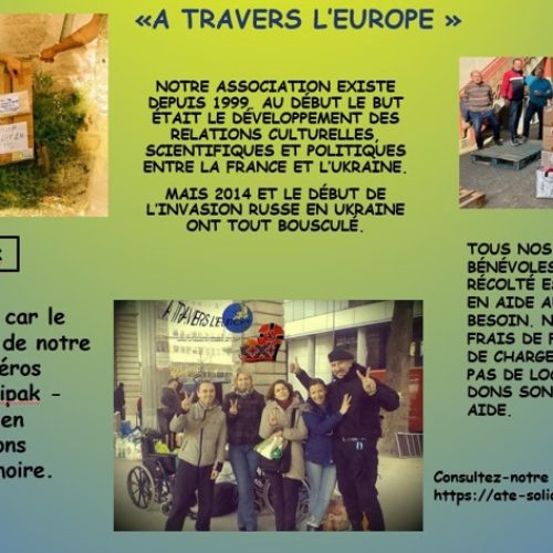 à travers l'europe