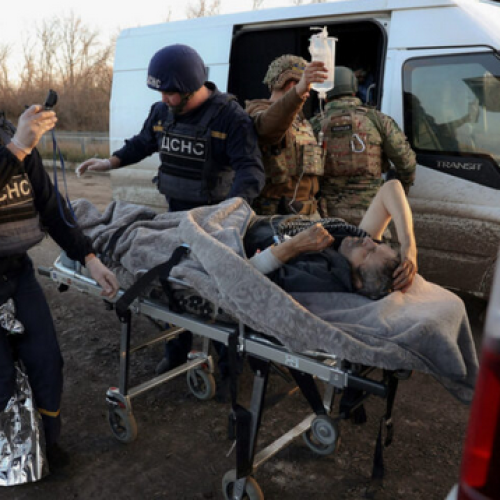 soldat ukrainien blessé